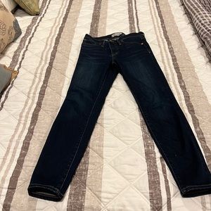 Madewell high rise skinny dark wash